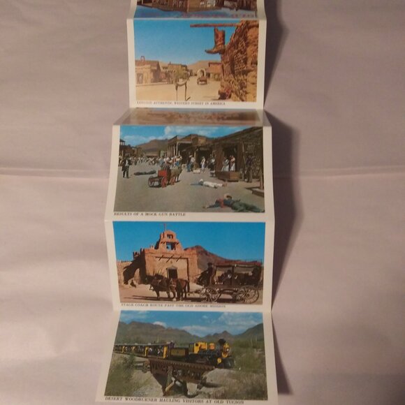 Old Tucson Arizona Souvenir Folder postcards with flaws - Picture 2 of 16
